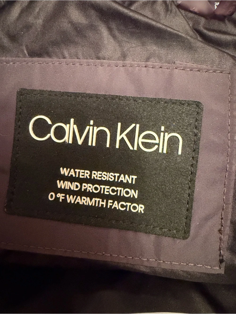Calvin Klein Men's Dark Brown Quilted Puffer Jacket